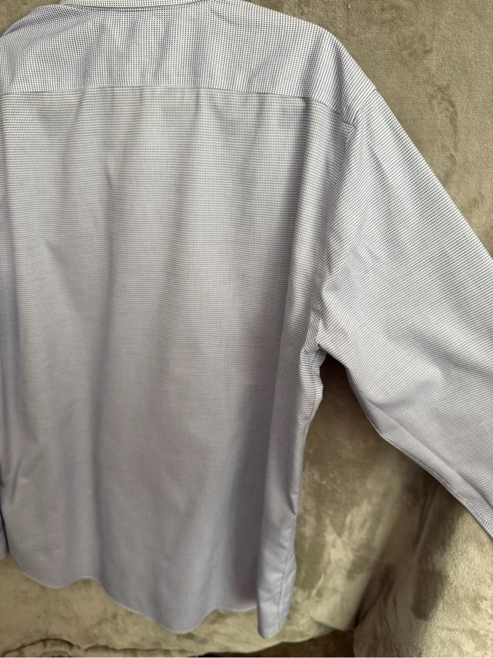 Banana Republic Light Blue Microstripe Button-Down Shirt - Men's